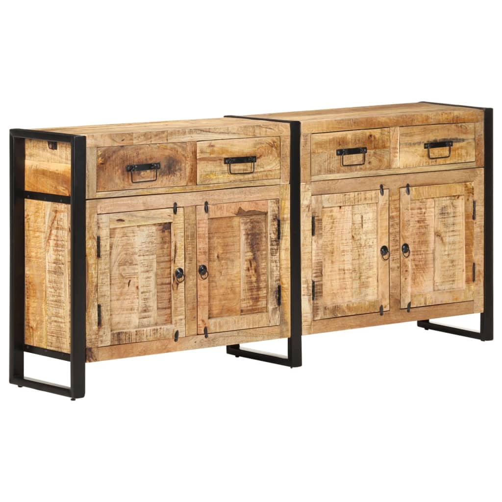 vidaXL Szafka, 172x35x80 cm, lite drewno mango