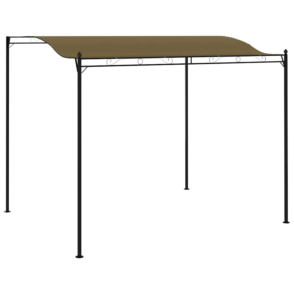 vidaXL Zadaszenie, 3 x 2,4 m, kolor taupe, 180 g/m²