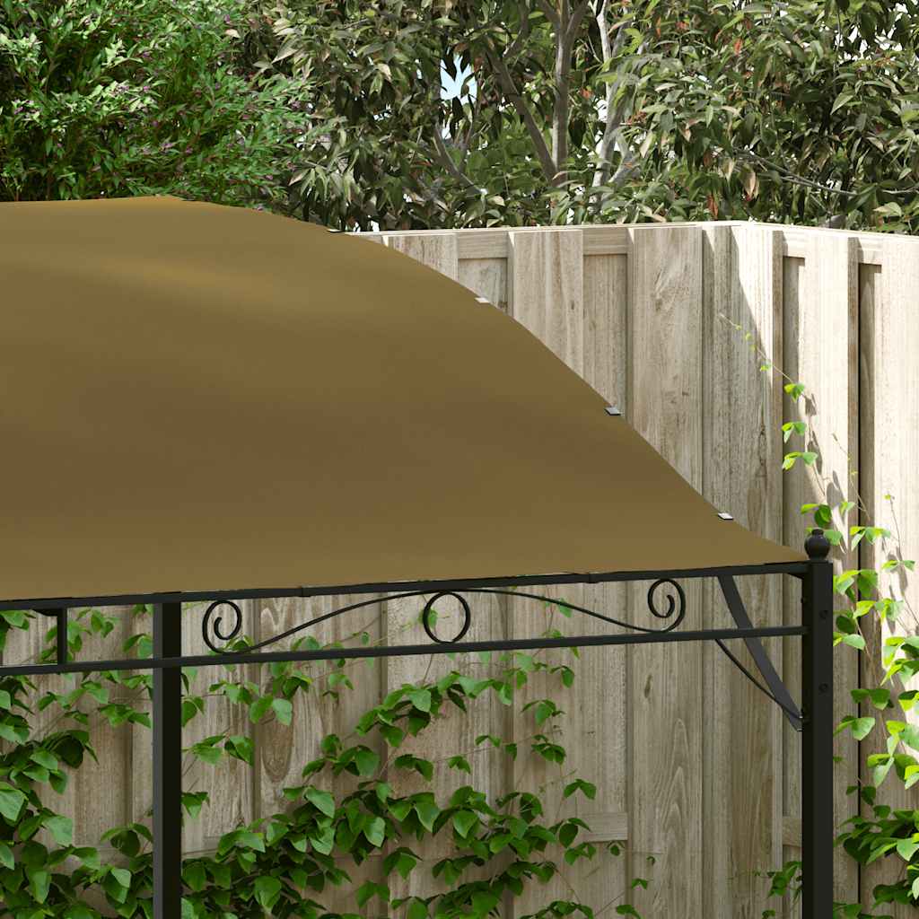 vidaXL Zadaszenie, 3 x 2,4 m, kolor taupe, 180 g/m²
