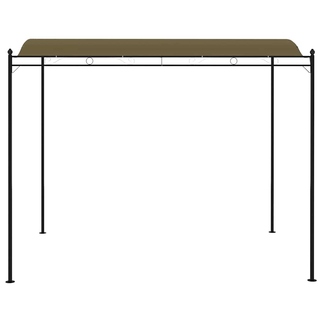 vidaXL Zadaszenie, 3 x 2,4 m, kolor taupe, 180 g/m²