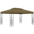 vidaXL Altana, 3 x 4 m, taupe, 180 g/m²