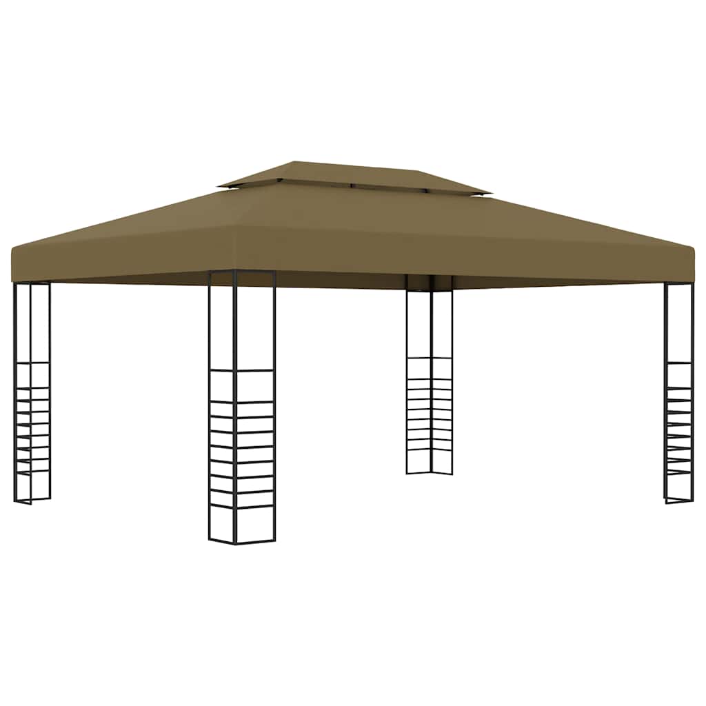 vidaXL Altana, 3 x 4 m, taupe, 180 g/m²