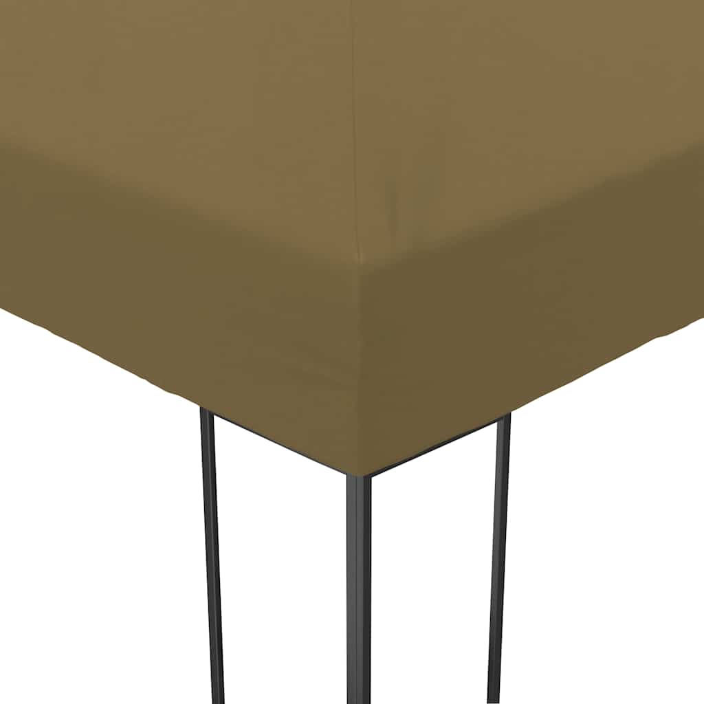 vidaXL Altana ogrodowa, 6 x 3 x 2,7 m, taupe, 180 g/m²
