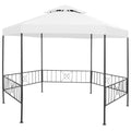 vidaXL Altana ogrodowa, 323 x 275 x 265 cm, 180 g/m²
