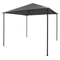 vidaXL Altana, 3 x 3 m, antracytowa, tkanina i stal, 180 g/m²