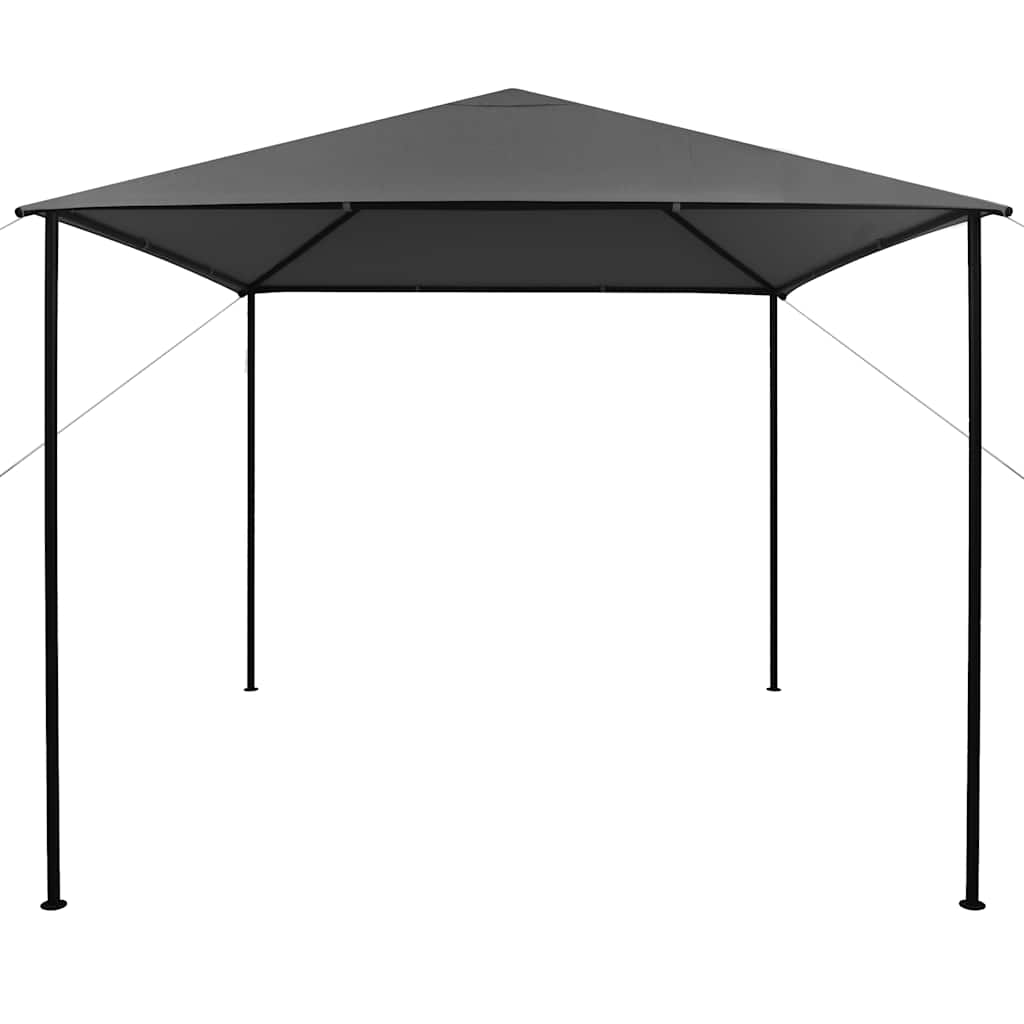 vidaXL Altana, 3 x 3 m, antracytowa, tkanina i stal, 180 g/m²