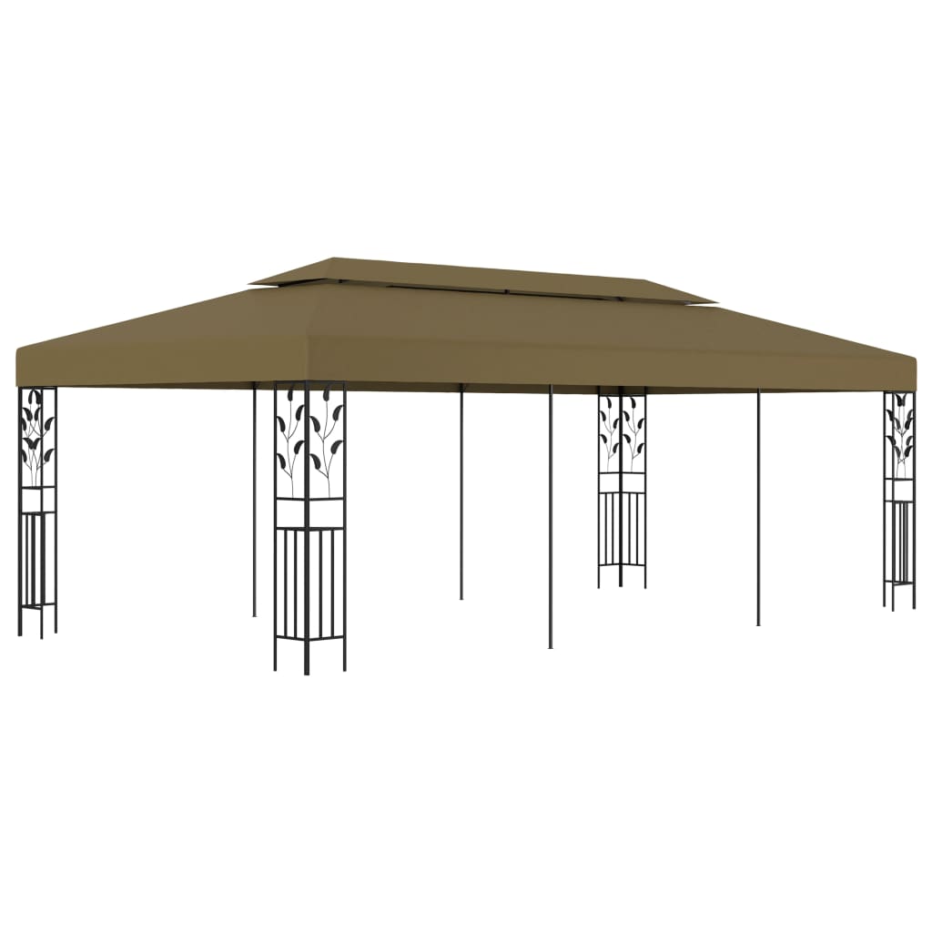 vidaXL Altana, 6 x 3 m, taupe, 180 g/m²