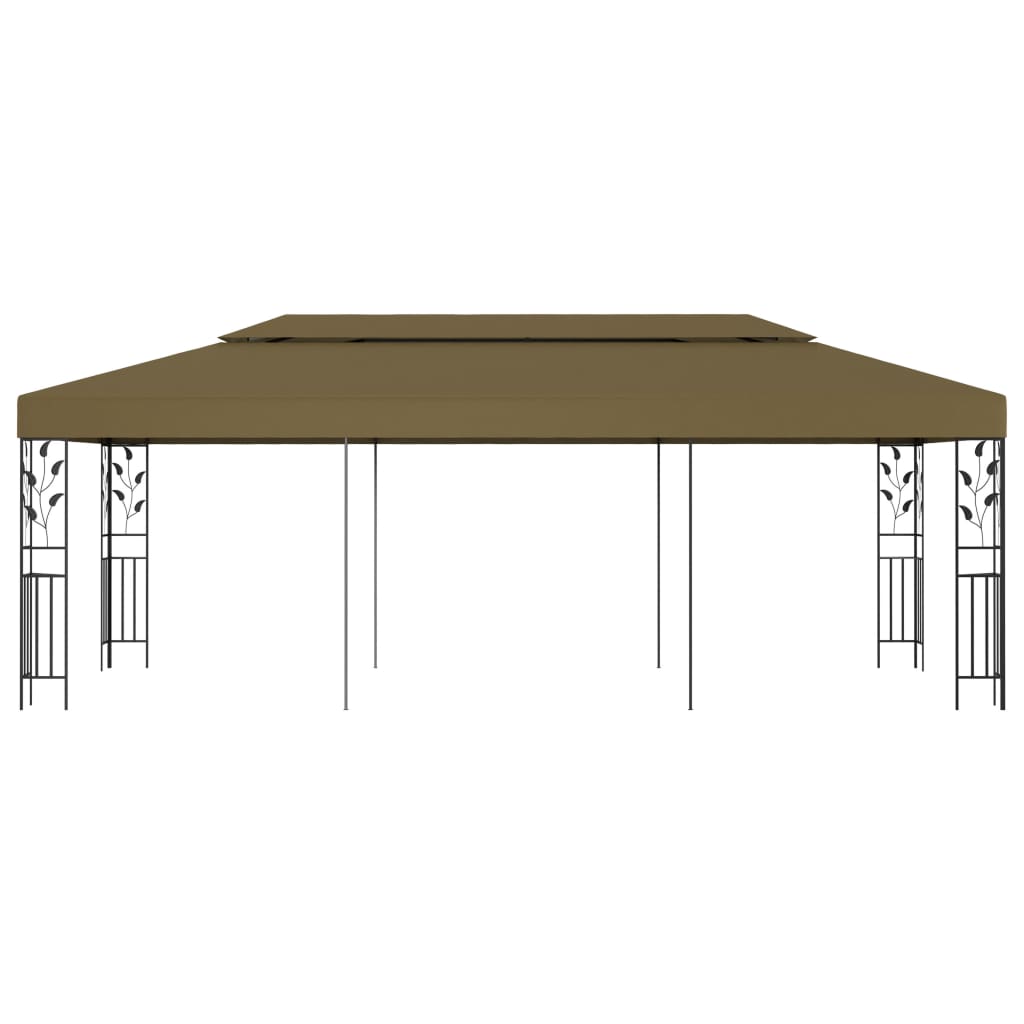 vidaXL Altana, 6 x 3 m, taupe, 180 g/m²