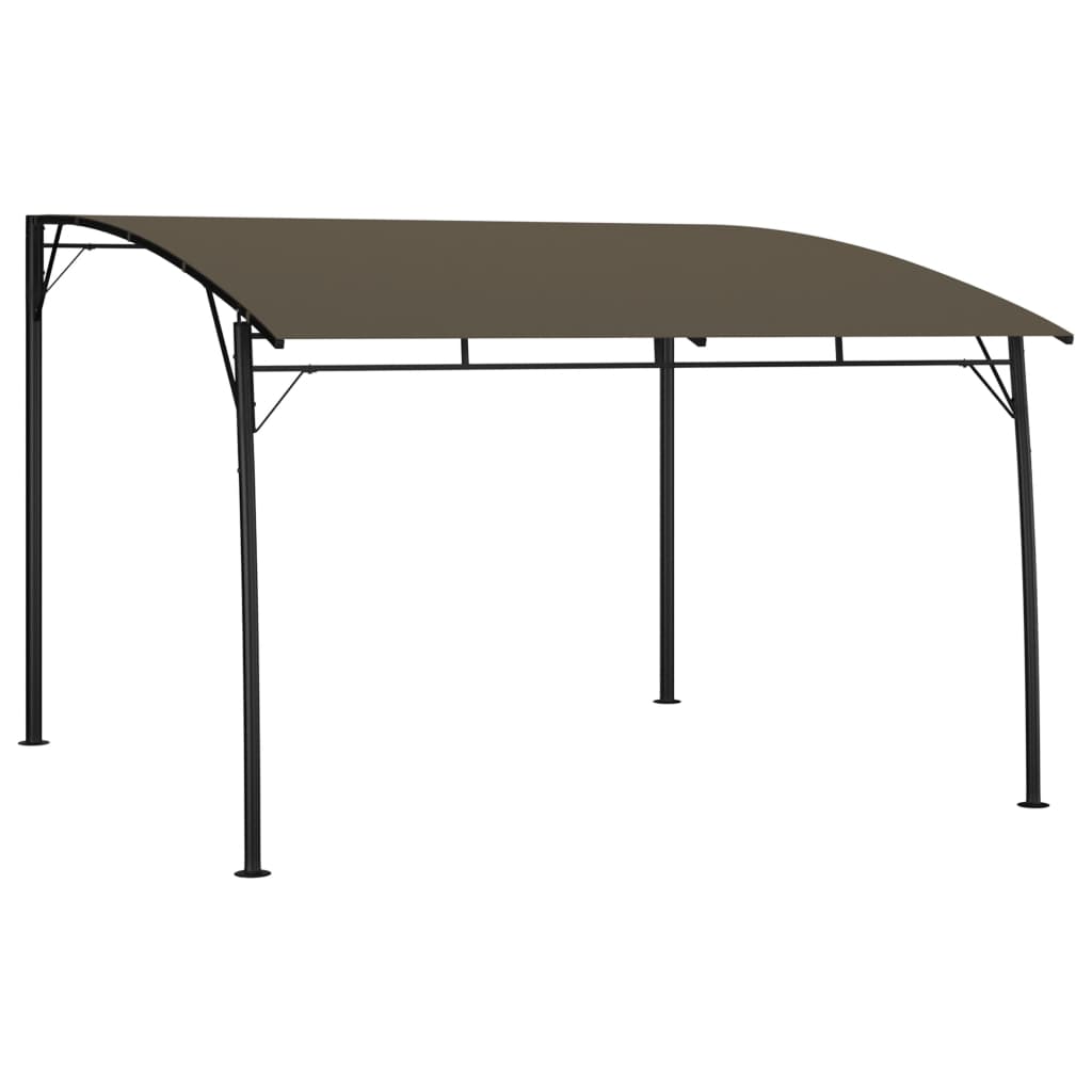 vidaXL Zadaszenie ogrodowe, 3 x 3 x 2,55 m, kolor taupe