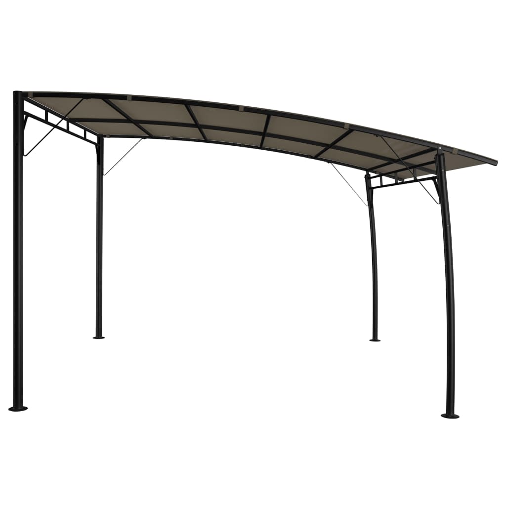 vidaXL Zadaszenie ogrodowe, 3 x 3 x 2,55 m, kolor taupe