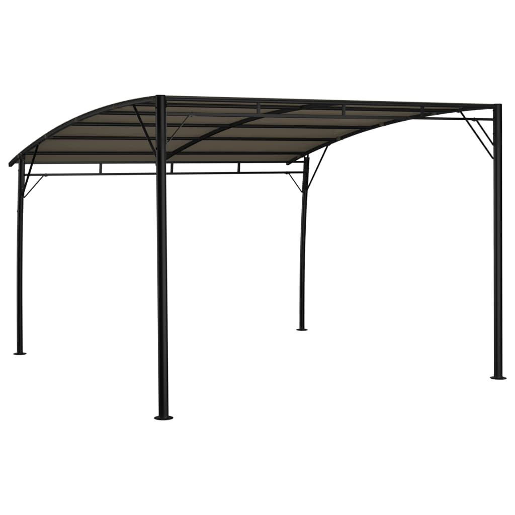 vidaXL Zadaszenie ogrodowe, 3 x 3 x 2,55 m, kolor taupe