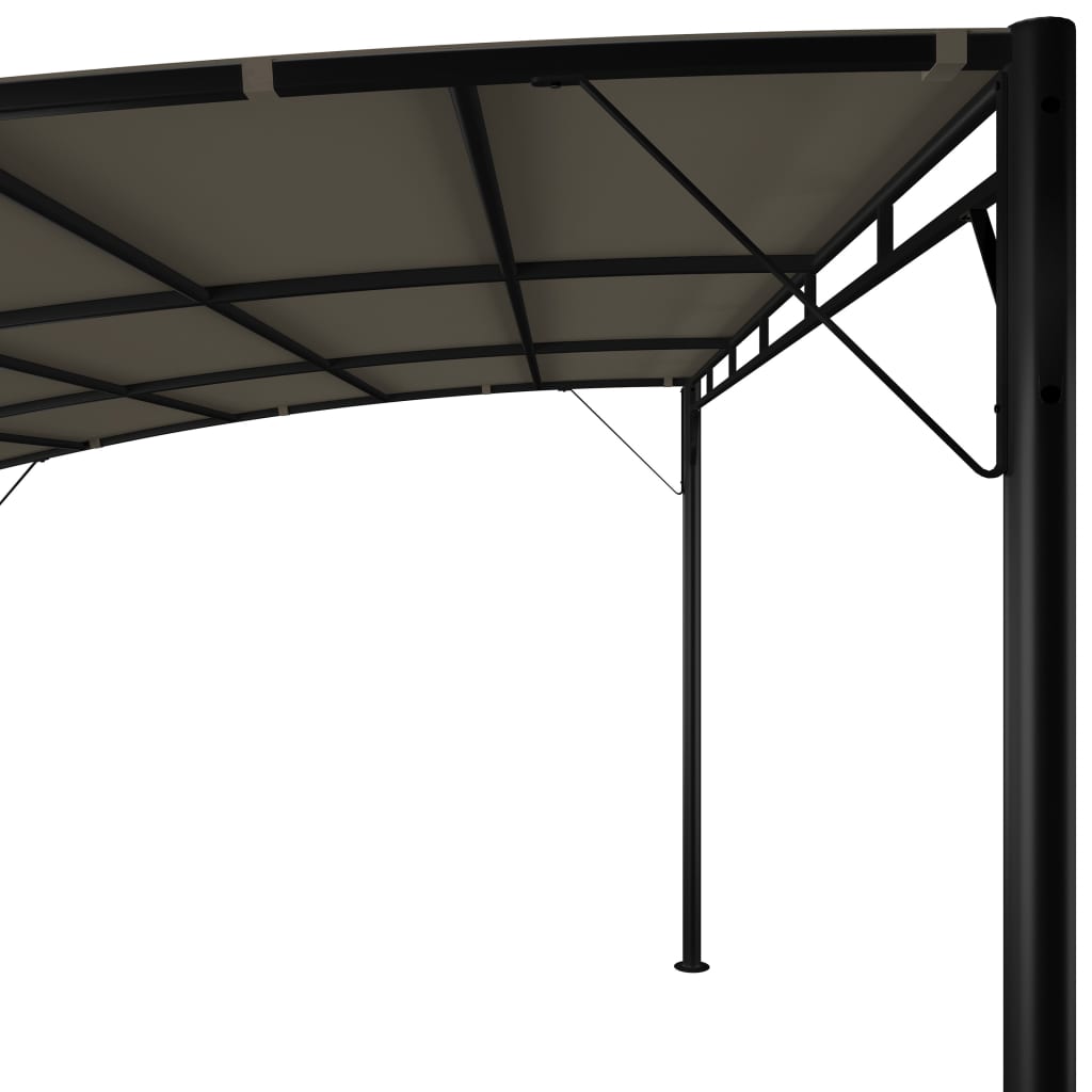 vidaXL Zadaszenie ogrodowe, 4 x 3 x 2,55 m, kolor taupe
