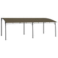vidaXL Zadaszenie ogrodowe, 6 x 3 x 2,55 m, kolor taupe