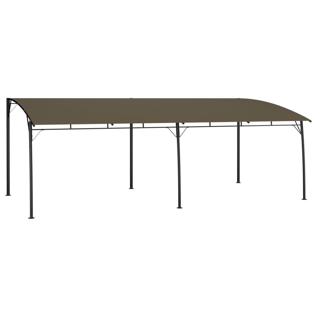 vidaXL Zadaszenie ogrodowe, 6 x 3 x 2,55 m, kolor taupe