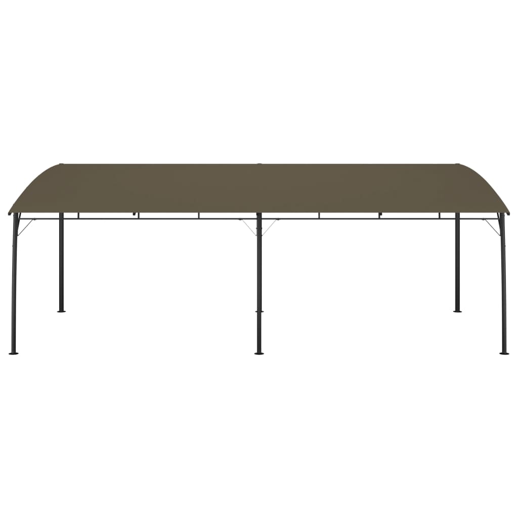 vidaXL Zadaszenie ogrodowe, 6 x 3 x 2,55 m, kolor taupe