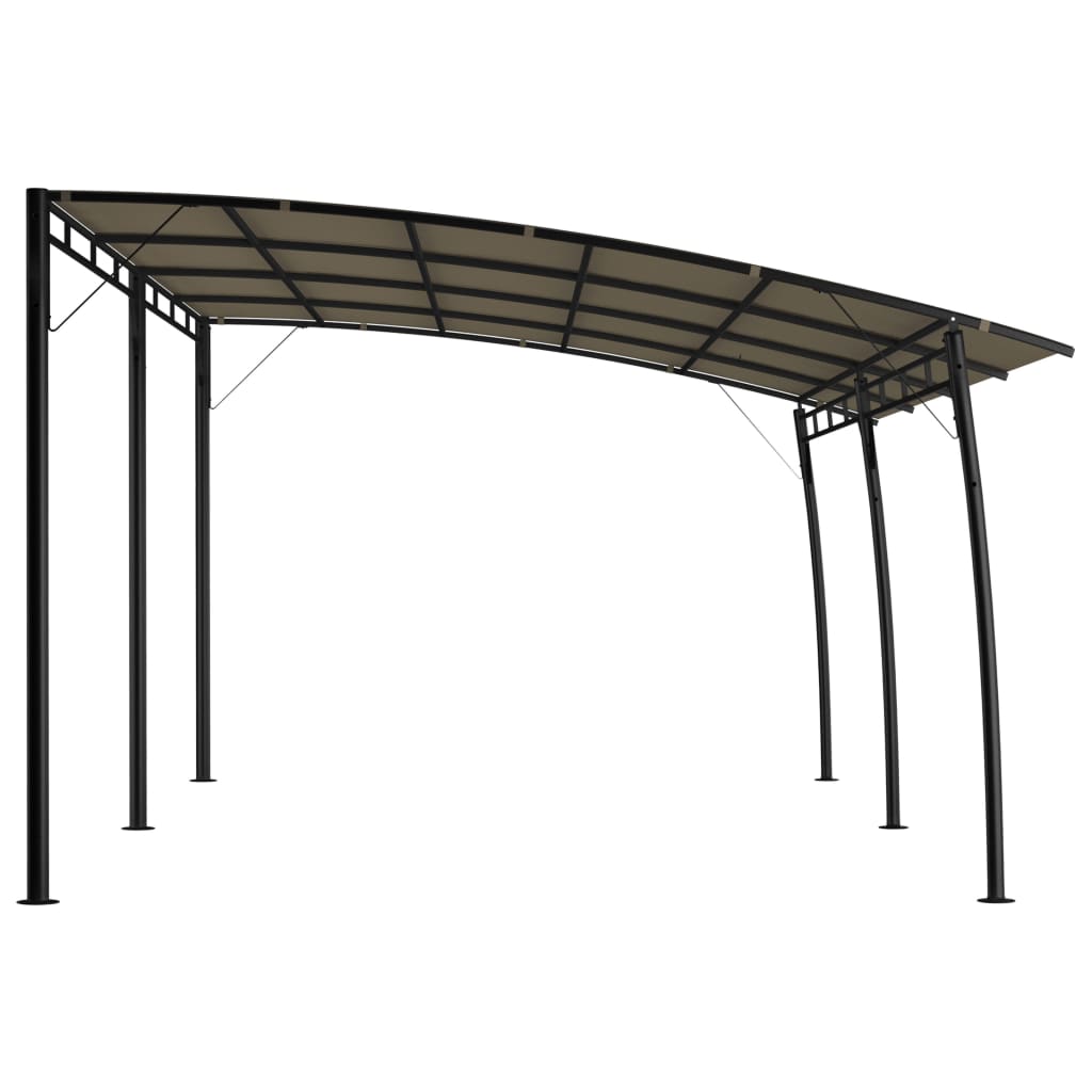 vidaXL Zadaszenie ogrodowe, 6 x 3 x 2,55 m, kolor taupe