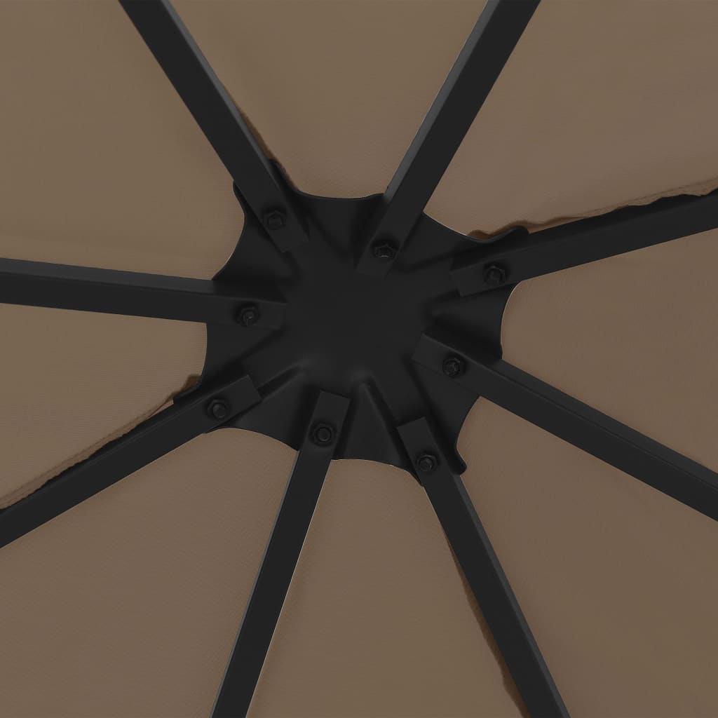 vidaXL Altana, 3 x 3 m, kolor taupe