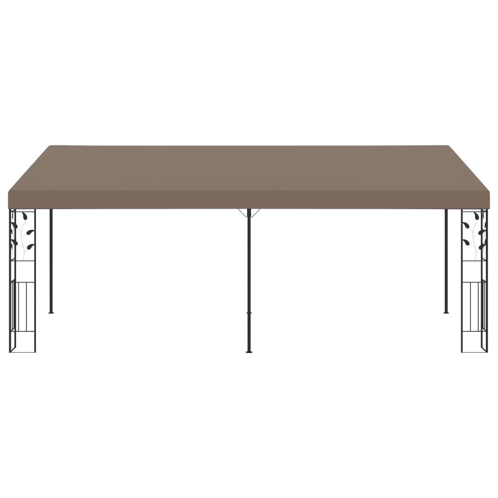 vidaXL Altana przyścienna, 6 x 3 x 2,5 m, taupe