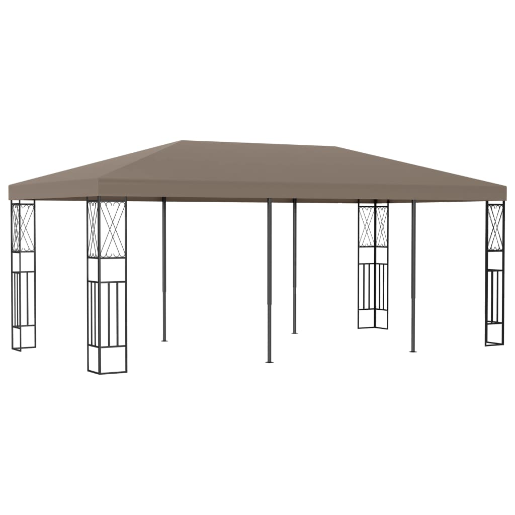 vidaXL Altana, 6 x 3 m, kolor taupe, tkanina