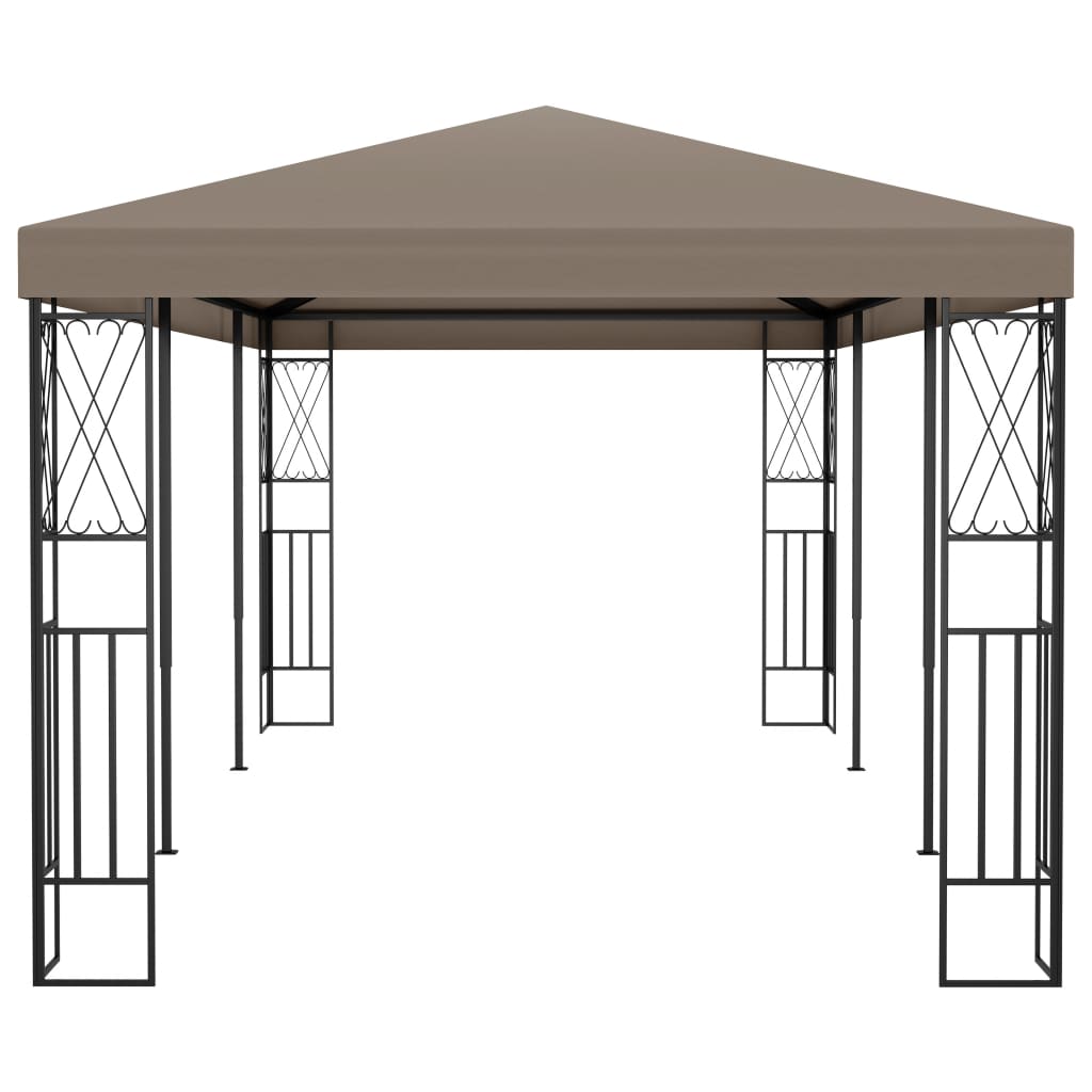 vidaXL Altana, 6 x 3 m, kolor taupe, tkanina