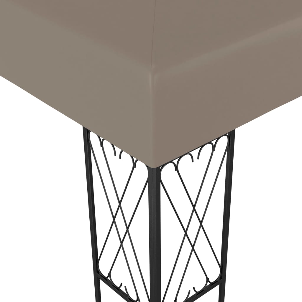 vidaXL Altana, 6 x 3 m, kolor taupe, tkanina