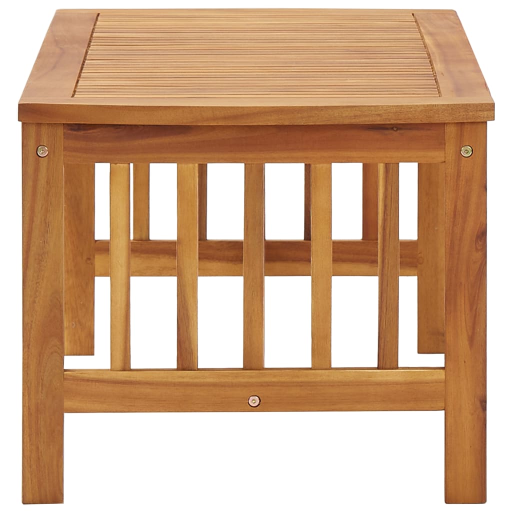 vidaXL Stolik kawowy, 102x50x43 cm, lite drewno akacjowe