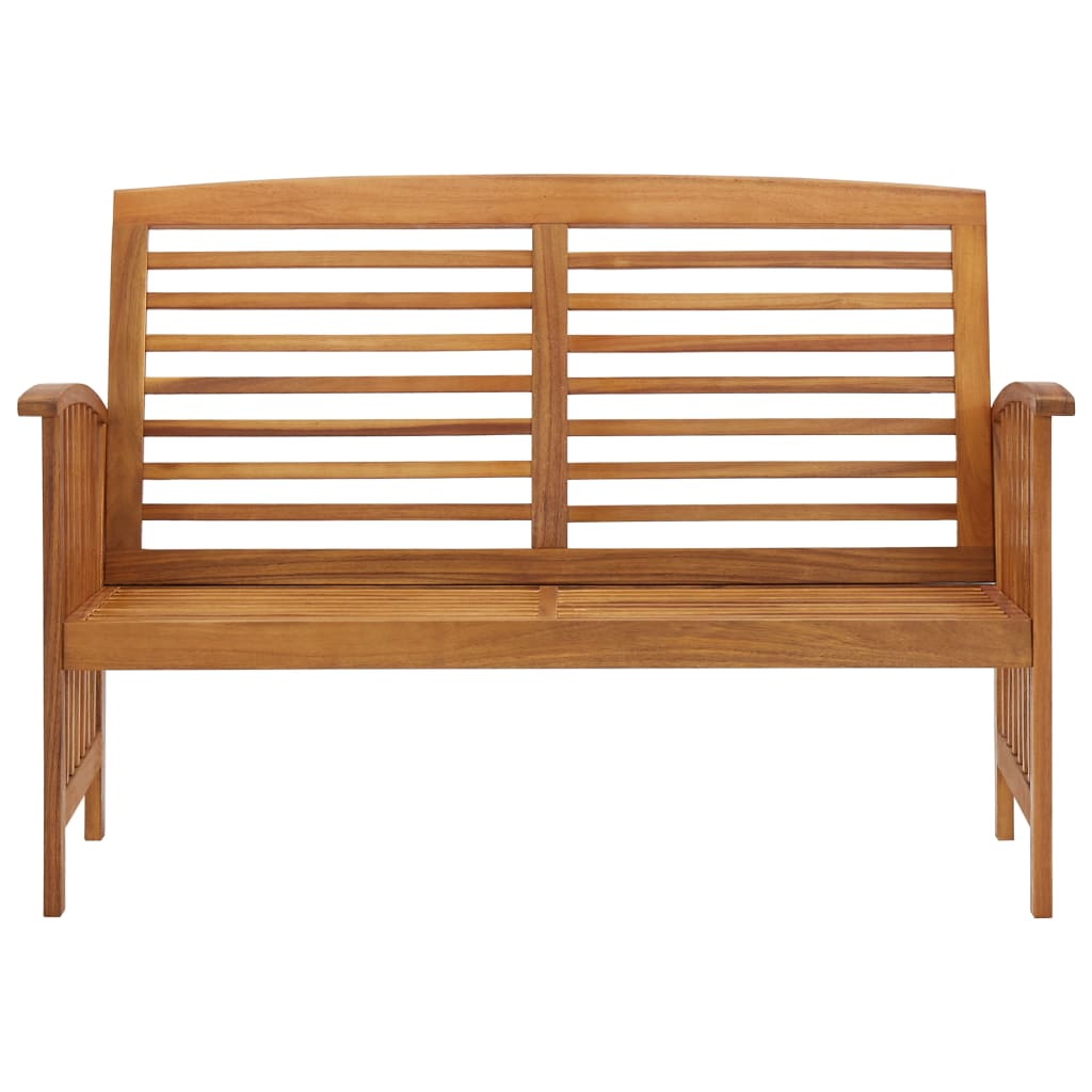 vidaXL Ławka ogrodowa, 119 cm, lite drewno akacjowe