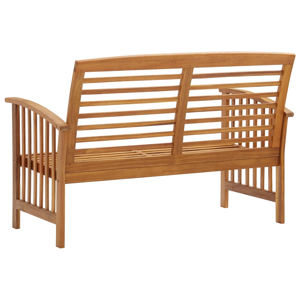 vidaXL Ławka ogrodowa, 119 cm, lite drewno akacjowe