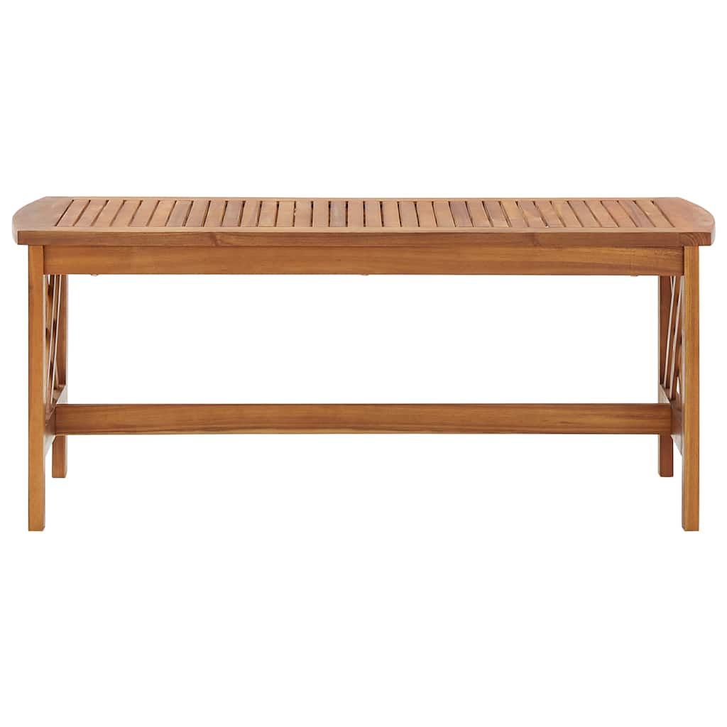 vidaXL Stolik kawowy, 102x50x43 cm, lite drewno akacjowe