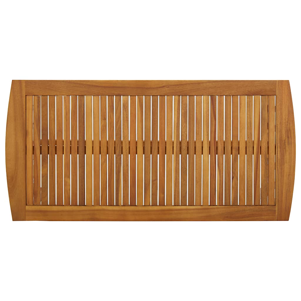 vidaXL Stolik kawowy, 102x50x43 cm, lite drewno akacjowe