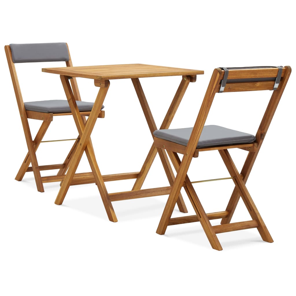 vidaXL | Zestawy mebli ogrodowych | z poduszką Składany 2 pcs