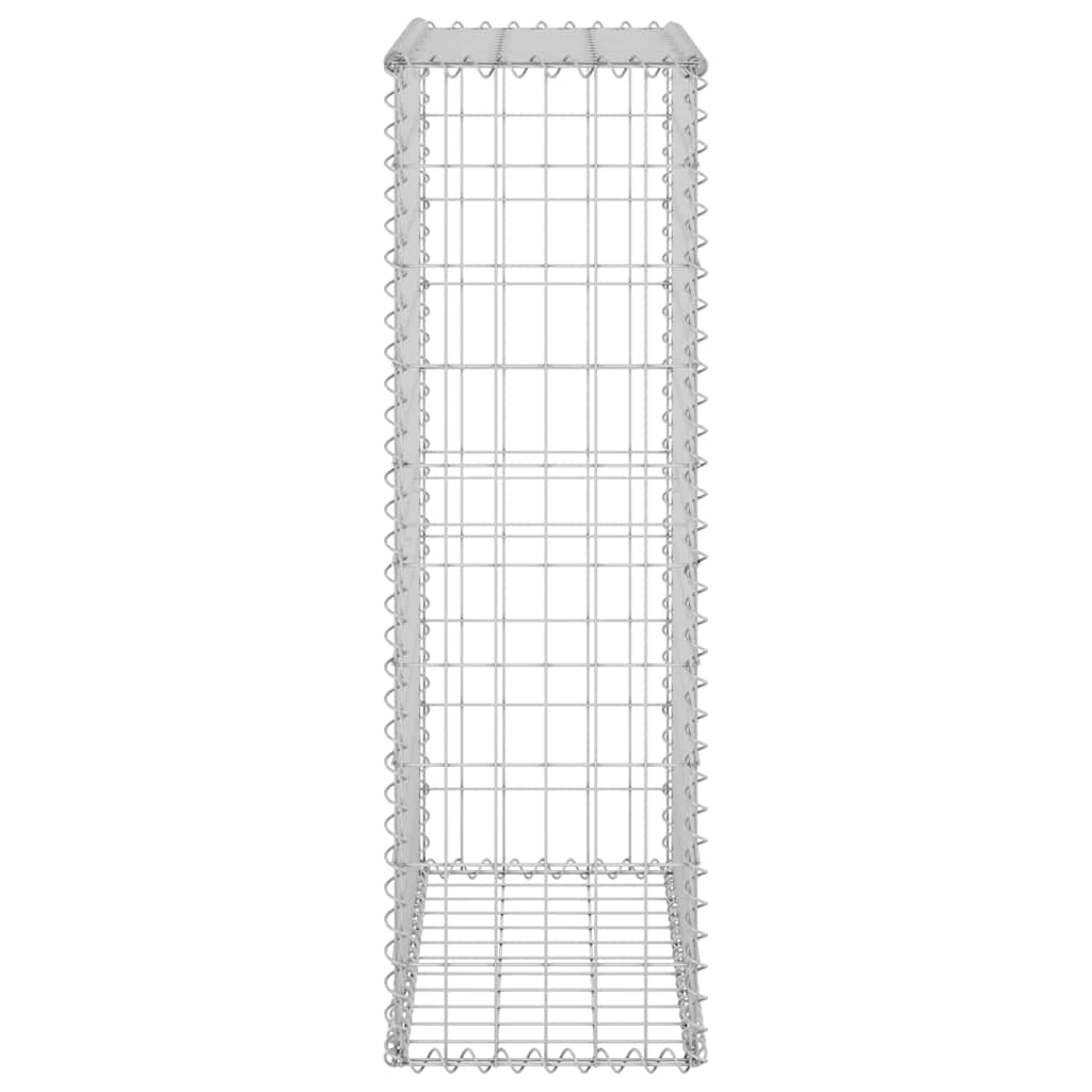vidaXL Ściana gabionowa z pokrywami, galwanizowana stal, 60x30x100 cm