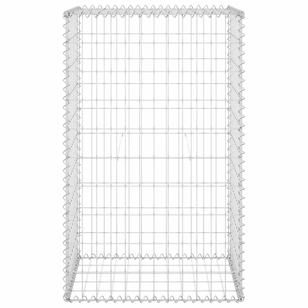 vidaXL Ściana gabionowa z pokrywami, galwanizowana stal, 60x50x100 cm