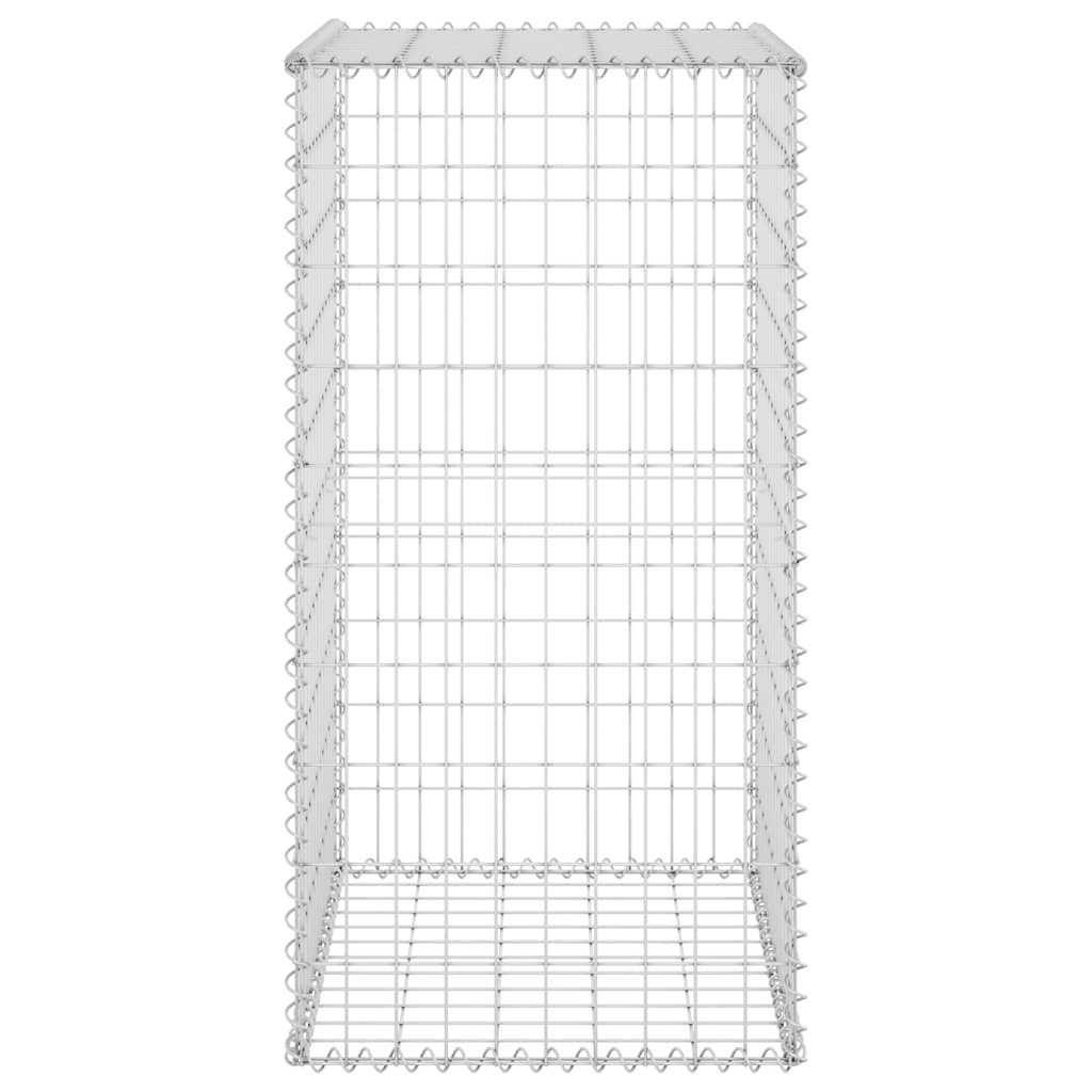 vidaXL Ściana gabionowa z pokrywami, galwanizowana stal, 60x50x100 cm