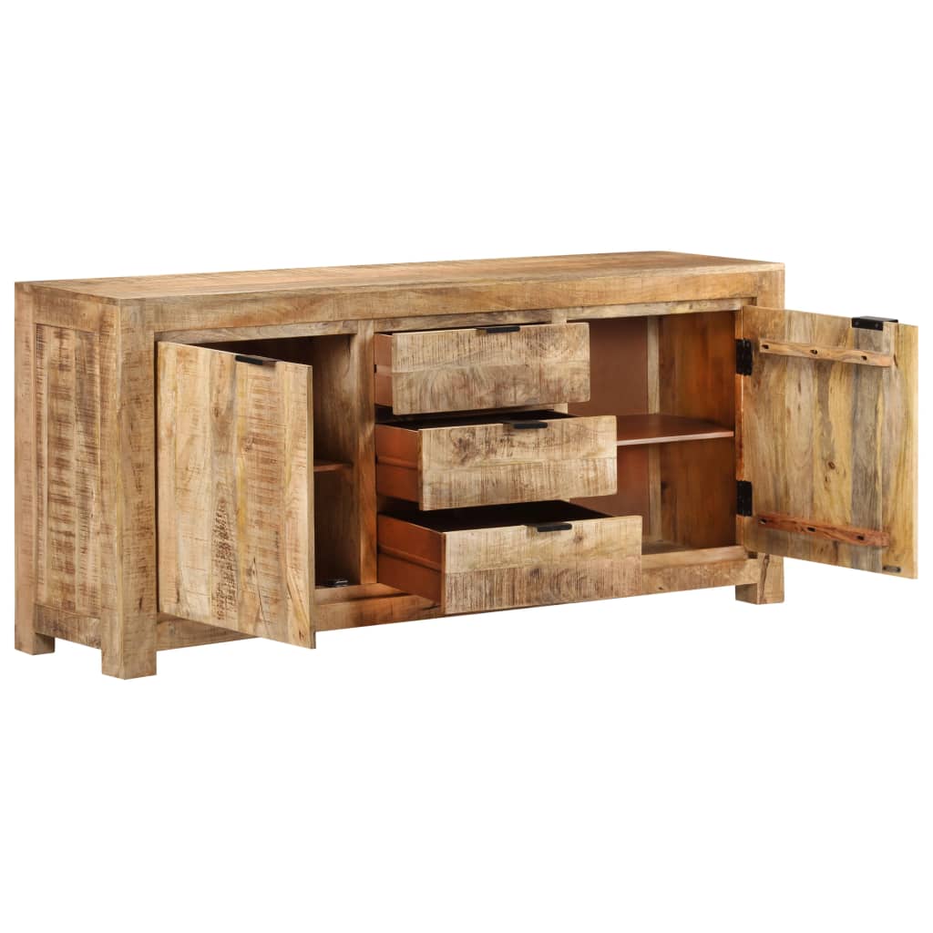 vidaXL Szafka, 175 x 40 x 75 cm, surowe drewno mango