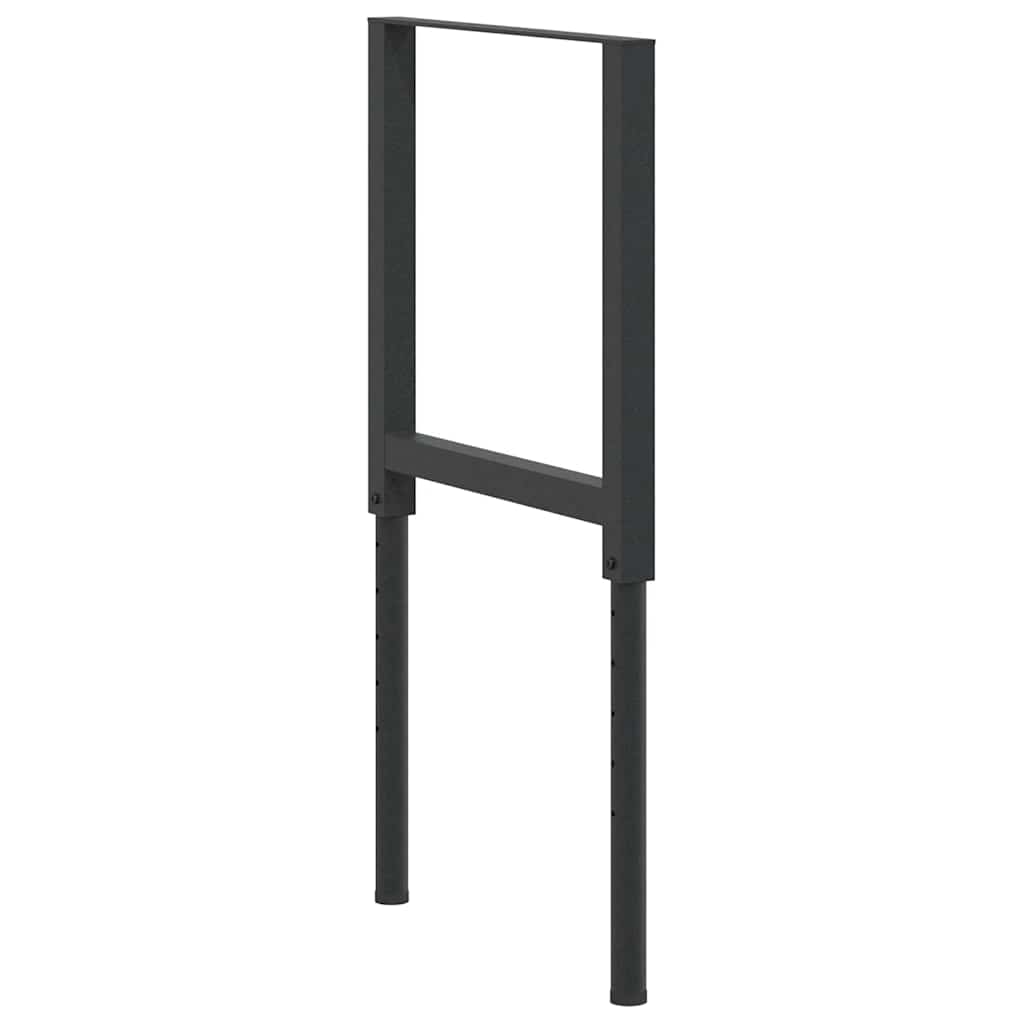 vidaXL Regulowane ramy stołu roboczego, 2 szt., metal, 55x(69-95,5) cm