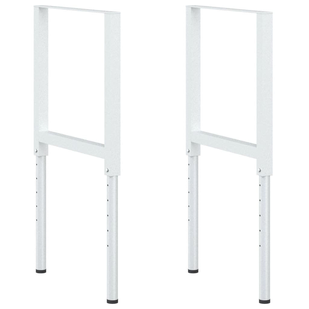 vidaXL Regulowane ramy stołu roboczego, 2 szt., metal, 55x(69-95,5) cm