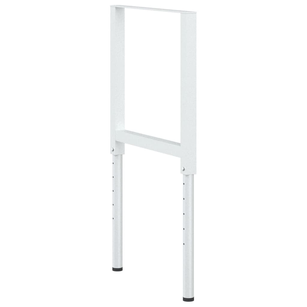 vidaXL Regulowane ramy stołu roboczego, 2 szt., metal, 55x(69-95,5) cm