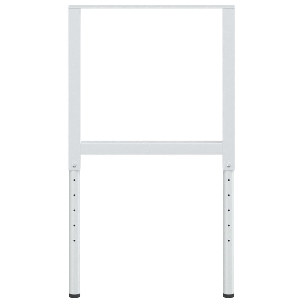 vidaXL Regulowane ramy stołu roboczego, 2 szt., metal, 55x(69-95,5) cm