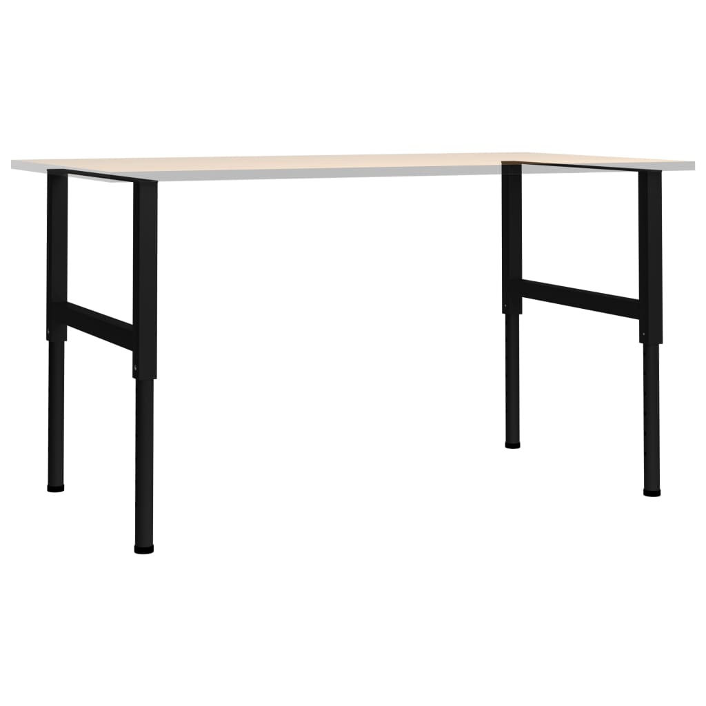 vidaXL Regulowane ramy stołu roboczego, 2 szt., metal, 85x(69-95,5) cm