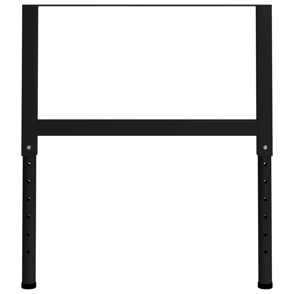 vidaXL Regulowane ramy stołu roboczego, 2 szt., metal, 85x(69-95,5) cm