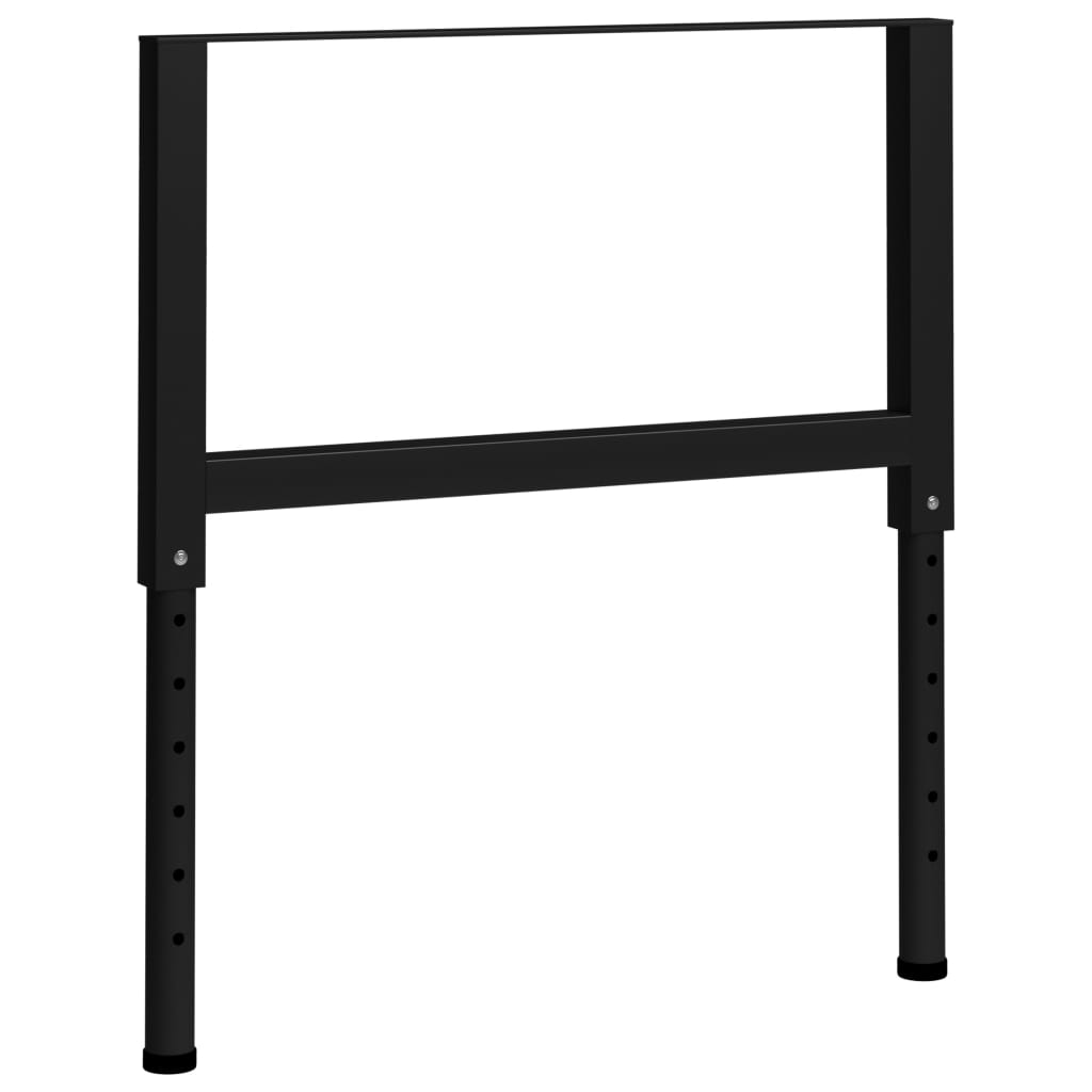 vidaXL Regulowane ramy stołu roboczego, 2 szt., metal, 85x(69-95,5) cm