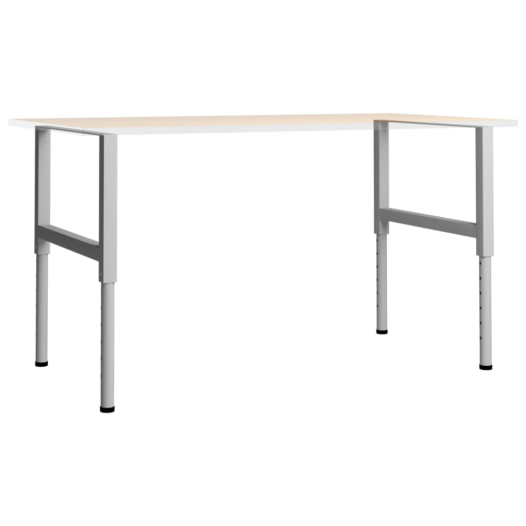 vidaXL Regulowane ramy stołu roboczego, 2 szt., metal, 85x(69-95,5) cm
