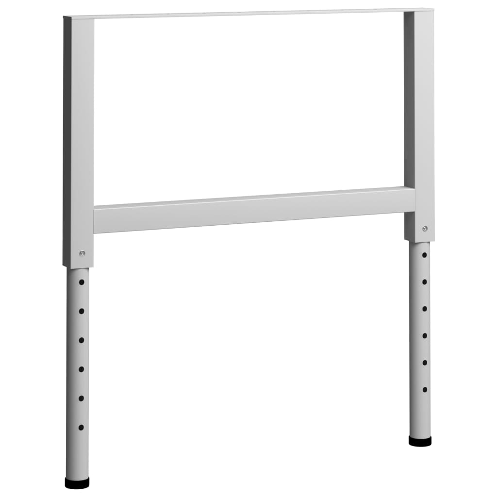 vidaXL Regulowane ramy stołu roboczego, 2 szt., metal, 85x(69-95,5) cm