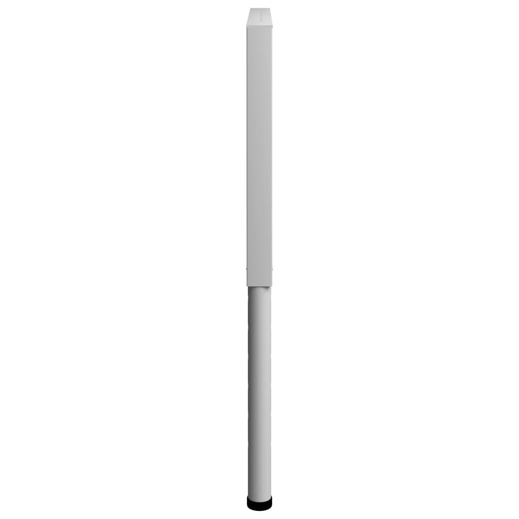 vidaXL Regulowane ramy stołu roboczego, 2 szt., metal, 85x(69-95,5) cm