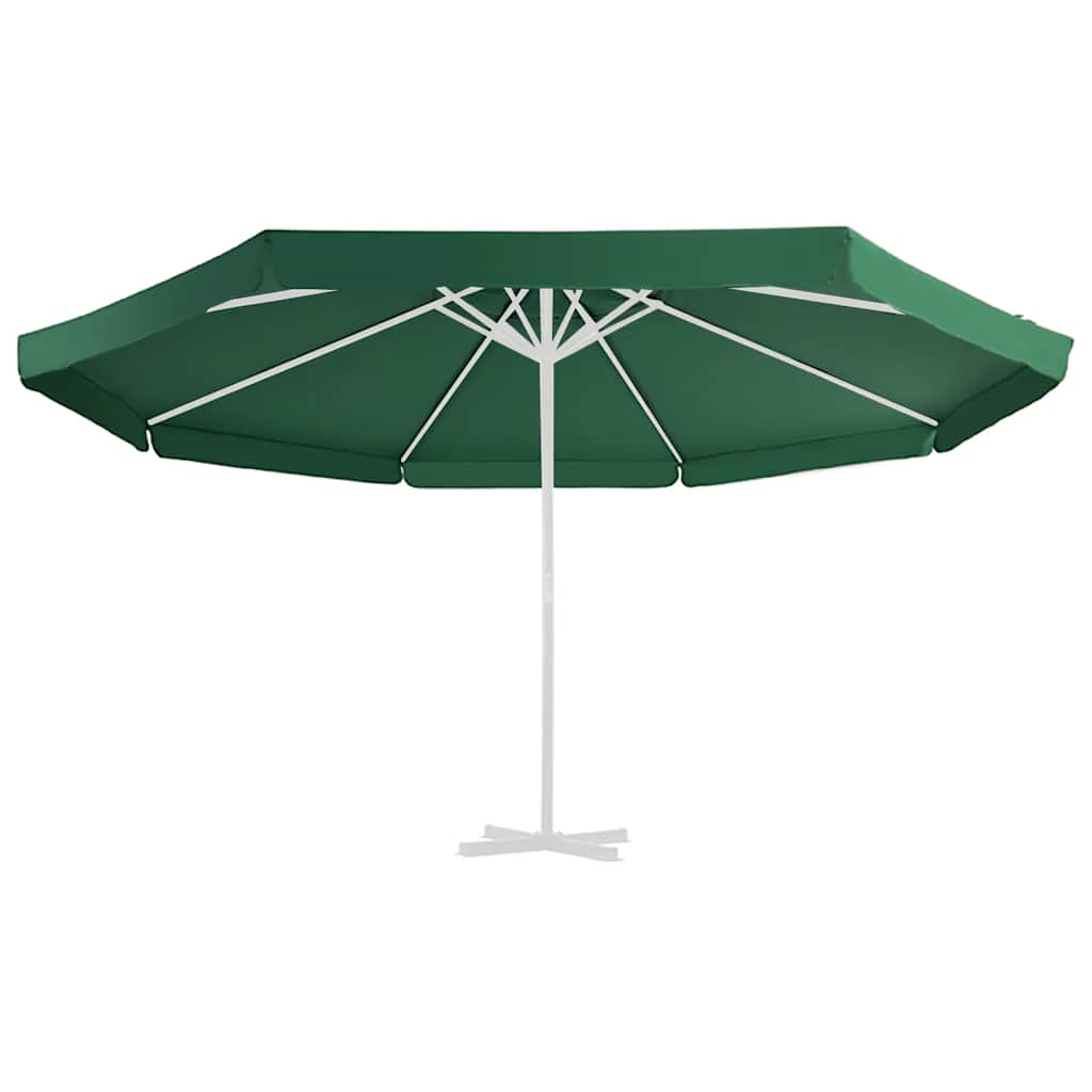 vidaXL Pokrycie do parasola ogrodowego, zielone, 515 cm