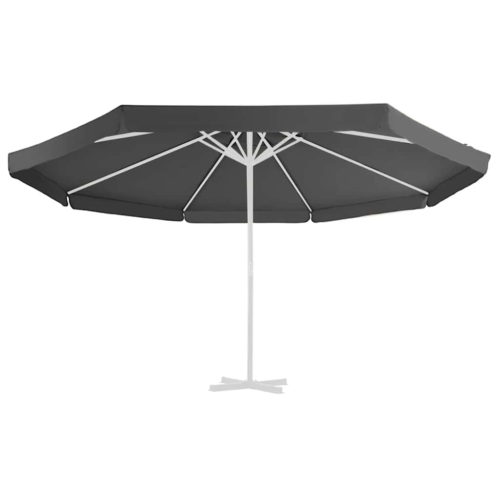 vidaXL Pokrycie do parasola ogrodowego, antracytowe, 515 cm
