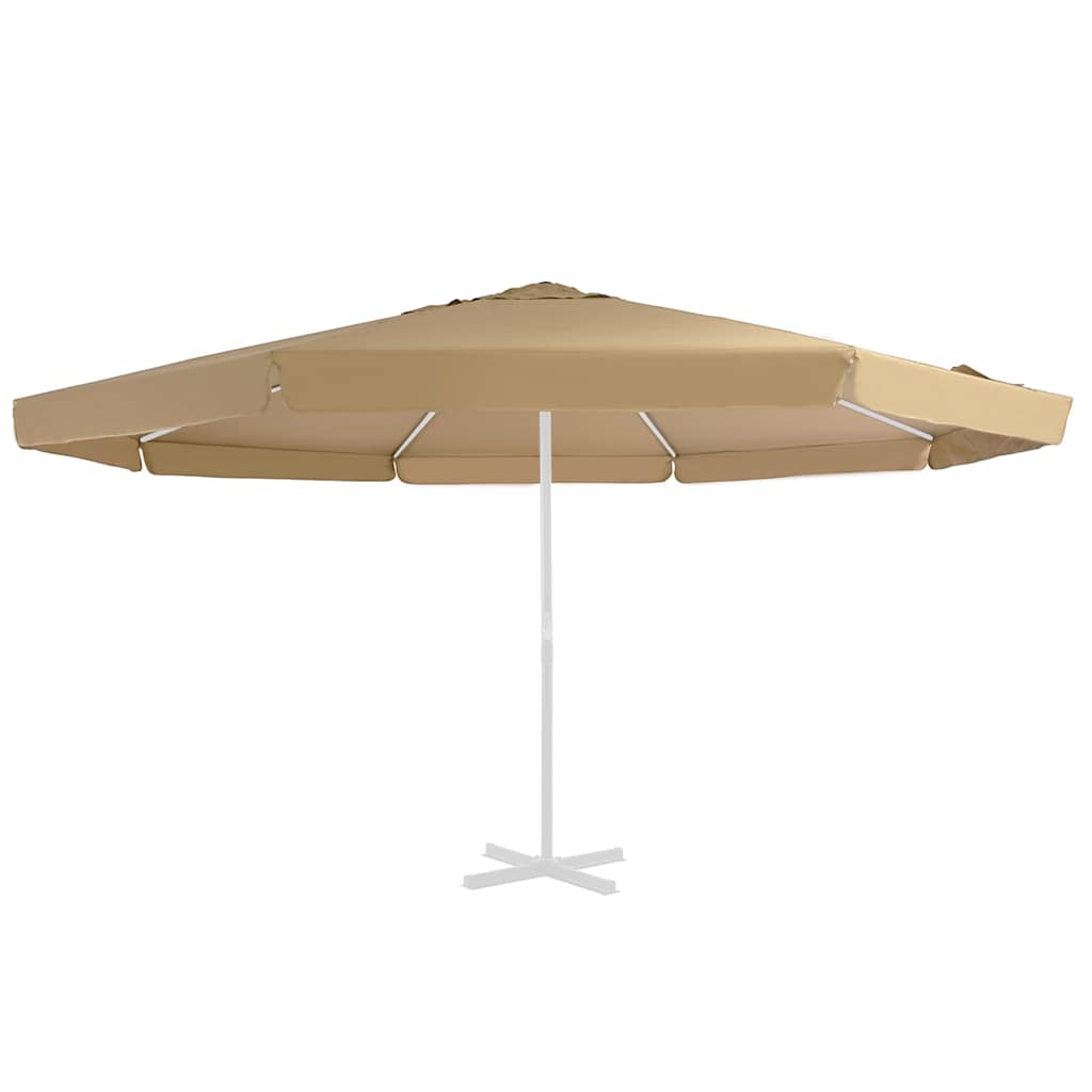 vidaXL Pokrycie do parasola ogrodowego, kolor taupe, 515 cm