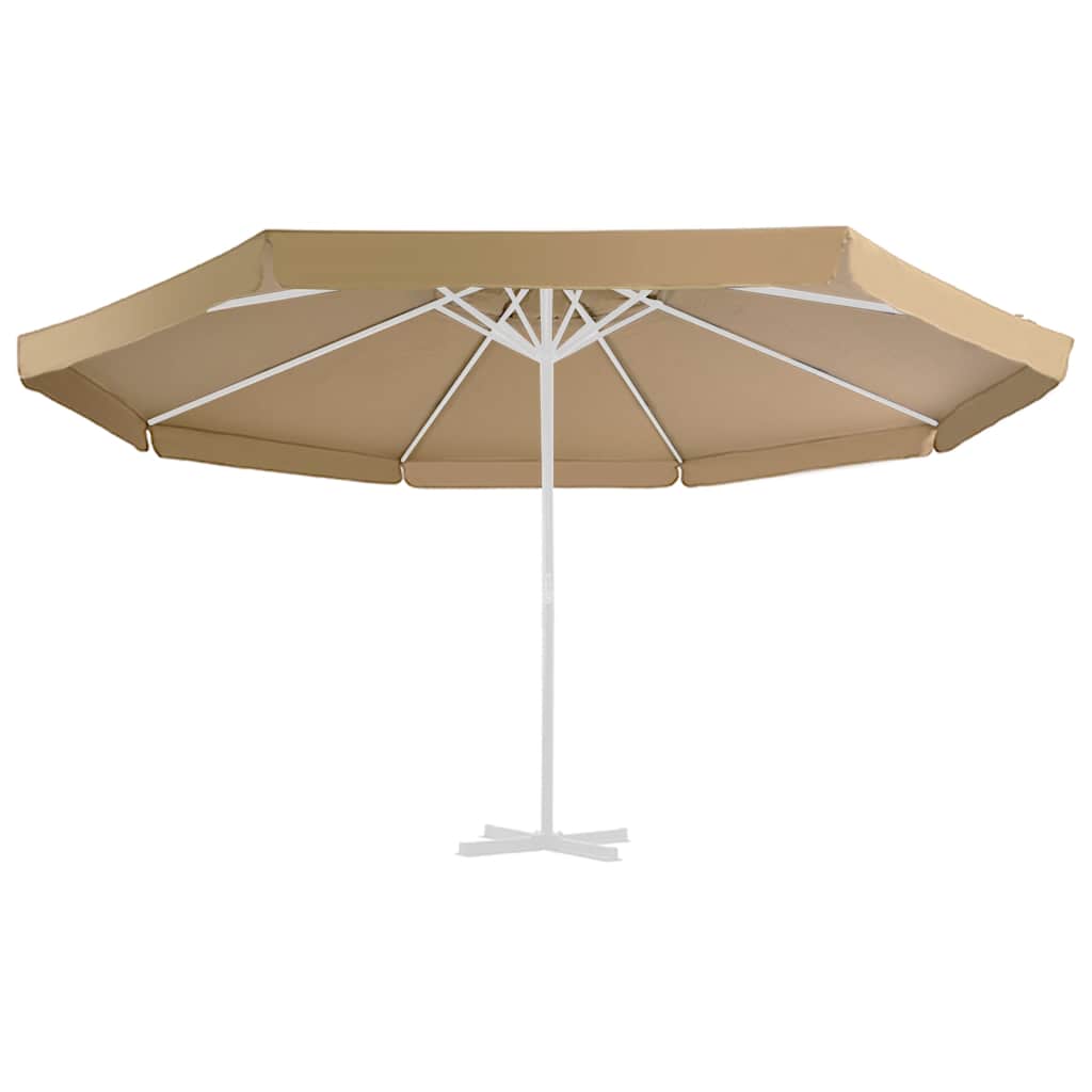 vidaXL Pokrycie do parasola ogrodowego, kolor taupe, 515 cm