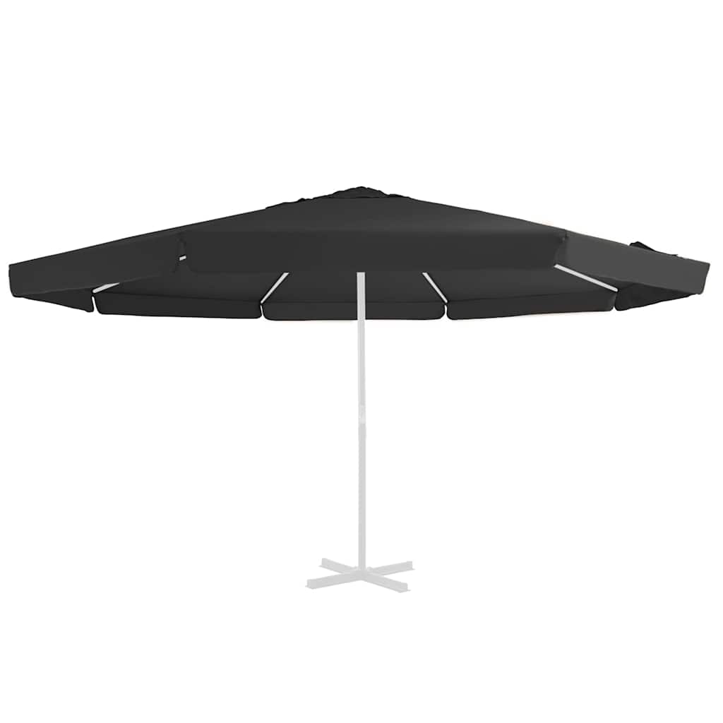 vidaXL Pokrycie do parasola ogrodowego, czarne, 515 cm